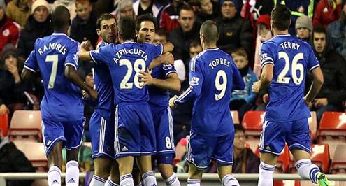 تشيلسي يواصل ملاحقة ارسنال بالبريميرليج بفوز ماراثوني على سندرلاند